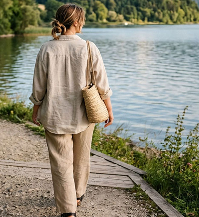Tenue en lin – Généré par IA